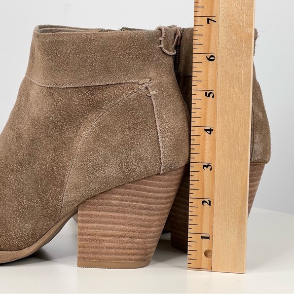 Steve Madden Faander Booties Brown Suede Ankle Boots Western Cowgirl Boho Indie - Picture 15 of 16